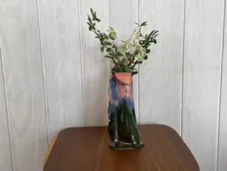 Getöpferte Vase